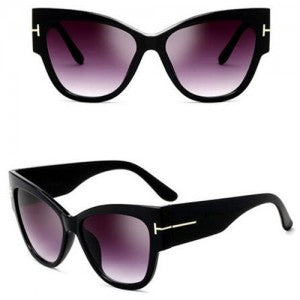 Decoration Embellished Cat Eye Shape Street High Fashion Sunglasses